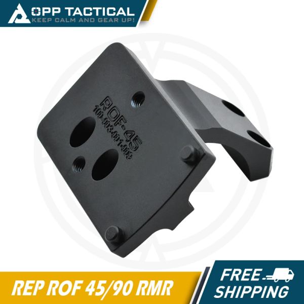 Accessoires Tactical Rep Style ROF45 / 90 RMR RISER MONT POUR GE SUPER PERCISION Riflescope avec une impression complète ou des marques gravées