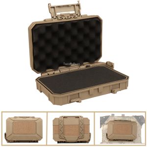 Accessoires Tactische opbergdoos Waterdichte buitenjacht schietpistolen Accessoires Accessoires koffer Hard shell Molle Militaire airsoft Toolbox