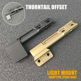 Accessoires Tactical Thorntail Offset Side Mount pour M300 M600 Offset Adaptive Long Bar Lights Mount Airsoft Hunting Accessoire