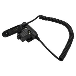 Accesorios Tácticos U94 PTT, para el adaptador de auriculares COMTAC MSA Earmor TCA, para Motorola Walkietalkies GP140 GP320 GP328 GP338 GP338 GP338