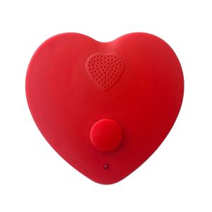 Accessoires Talking Heart Voice Recorder Sound Box voor geschenken en speelgoed hartvormige spraakopnamebox voor pluche speelgoed