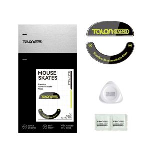 Accessoires Talongames Glazen muisvoet muisschaatsen voor Pulsar X2 / X2 Mini Wireless Mouse Aangepaste Ronde gebogen rand