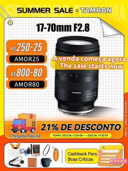 Accessoires Tamron 1770mm F2.8 Autofocus Mirrorless Camera Large Aperture Lens pour Sony ZVE10 A6400 pour Fujifilm XT4 Tamron 17 70 Sony