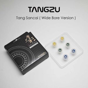 Accesorios TANGZU Tang Sancai Puntas de versión de calibre ancho 3 pares Juego completo de almohadillas de silicona para auriculares Fudu WAN ER SG Princess Changle IEM