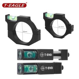 Accessoires Teagle Tevo Metal Bubble Level Set voor 25,4 mm/30 mm buisgeweer Scope Mount Holder Tactical Optics Sight Ring Spirit Niveau