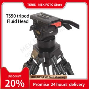 Accessoires Teris TS50 statief Vloeistofkop 75mm 5KG laadvermogen voor statief gratis verzending DHL EMS UPS FED