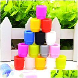 Accesorios TFV12 Sile Desechable Drip Tip Tester Wide Bore 810 Moutiece Er Test Cap Fit TFV8 Big Baby Fumar Accesorios Drop Delive Dhhet