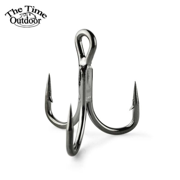 Accessoires The temps 4x Seawater Fishing Treble Hooks Super Strength Sea Treble Anchor Hooks for Big Lure Tackle Accessoires 8 # 3/0 #