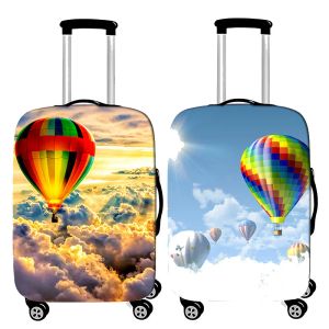 Accessoires Dikke bagage deksel ballonpatroon elastische bagageklep geschikt 18 tot 30 inch koffer kas stofafdekking reisaccessoires