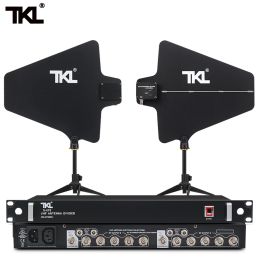 Accessoires TKL 8 -kanaal antenne Distributiesysteem 8 Sets Ontvanger 500950MHz Actieve directionele antenne UHF Draadloze microfoon