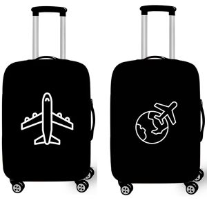 Accessoires Tldgagas Travel Suitcase Cover Protective Buggage Buggage Travel Accessoires ACCESSOIRES ÉLASTIQUES COUVERTURES DE LUGGAGE APPLICITIONS À 18'''32 ''