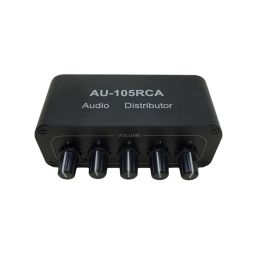 Accessoires Top deals stereo audiomixer 1 Input 5 Output Multichannel Audio Source Distributor RCA -interface voor stroomversterkers