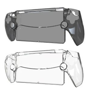 Accessoires Casstal en cristal transparent transparent pour PlayStation Portal Game Console Protection Hard Shell Couvre de couverture