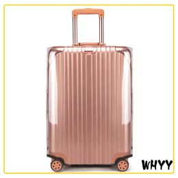 Accessoires transparents de bagages en PVC transparents Couvercle de protection de la valise imperméable à 2030 pouces de chariot non glisser / antifall / Scratchproof