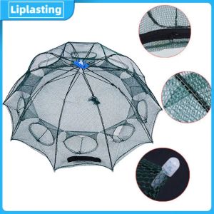 Accessoires Pièges Fishatic Mesh Automatic Fishing Fishing Clrimp Cage Cage Trap Portable Crab Ultralight Net Cage Cage Fishing Supplies