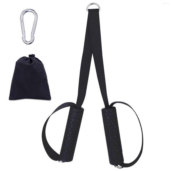 Accessoires Triceps Pull Downs Crunch Anti-dérapant Longue Sangle Avec Poignées Triceps Corde Fixation De Câble Plus Grande Gamme De Mouvement