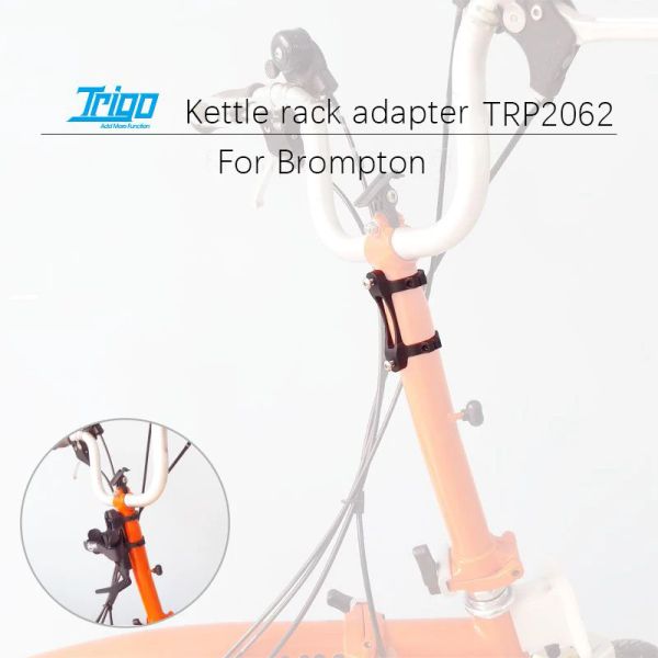Accessoires Trigo TRP2062 Bike pliant Adaptateur du support de bouteille 35 mm pour Brompton Kettle Rack Adaptateur