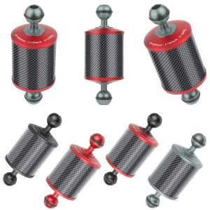 Accessoires Triple fuite Proof Fibre de carbone Float Float Aquatic Aquatic Dual Ball Head Extension Tray Amm Caméra sous-marine Accessoires