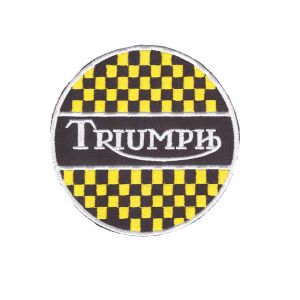 Accessoires Triumph Patch de logo personnalisé Iron sur un chapeau en tissu ou un sac La livraison gratuite peut être une usine de broderie personnalisée en Chine