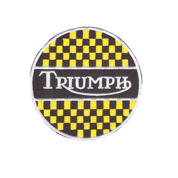 Accesorios Triumph El logotipo personalizado Patch Iron en el sombrero o la bolsa de tela El envío gratuito puede ser una fábrica de bordados personalizado en China