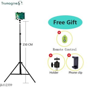 Accessoires TRUMAGINE Universal Portable Aluminium Stand Mount Trépied pour appareil photo numérique pour téléphone Iphone avec télécommande Bluetooth