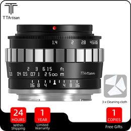 Accessoires ttartisan 23 mm F1.4 Grote diafragma handmatige focuscameralens voor fuji x canon eos m panasonic olympus m43 nikon z sony e l mount