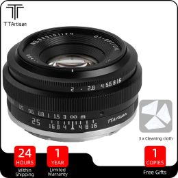 Accessoires Ttartisan 25mm F2 APSC FRAME Handmatige Focus Grote diafragmalens voor Nikon Z Sony E Canon RF Leica Sigma L M4/3 Mount Camera