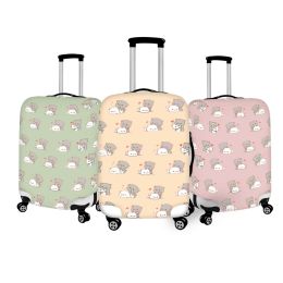 Accessoires TwoheartSGirl Cartoon Cat Patroon Trolley kofferbeschermer voor reizende stofproof bagagebekken essentiële accessoires