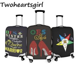 Accessoires TwoheartsGirl -bestelling van de oostelijke ster OES koffer deksel rekbare bagagebeschermer deksels zijn van toepassing op 18''32 '' inch koffer