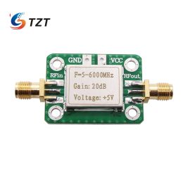 ACCESSOIRES TZT 5M6GHz Amplificateur RF à faible bruit Ultra Wideband Gain 20 dB Board d'amplificateur de puissance moyenne