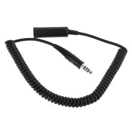 Accessoires Câble d'extension de casque militaire d'hélicoptère U92A/U à U174/U pour câbles d'ordinateur internes militaires d'hélicoptère