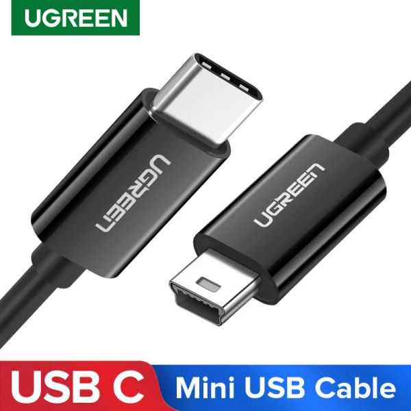 Accessoires USB U USB C à mini câble USB USB Thunderbolt 3 Mini USB Type C Adaptateur pour MacBook Pro MP3 Player Cabine HDD Digital Cable HDD