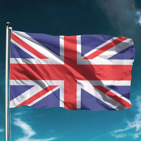 Accessoires UK Britai Flag National Hold Banner volant imperméable Outdoors Decor Decoration Decoration Mur Tél