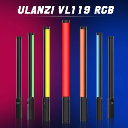 Accessoires Ulanzi VL119 Handheld RGB Kleurrijke stoklicht 19,68 inch Handheld LED Light Wand Cri 95+ 2500K9000K Fotografie Studio Lamp