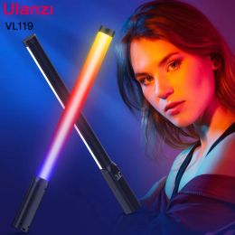 Accessoires Ulanzi VL119 RGB Stick Light Wand Handheld Tube Light LED VIDEO VIDEO CRI 95+ 2500K9000K 2000mAh Photography Lighting Film Laut