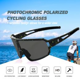 Accessoires Ultralight Photochromic Cycling Sunglasses Men Femmes UV400 Lunettes de pêche polarisées Lunets de vélo de vélos accessoires