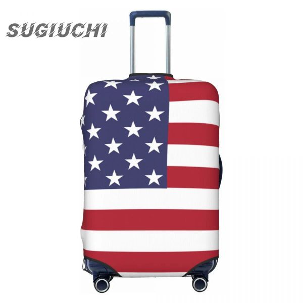 Accessoires United States USA Country Flag Suigage Cover Suitcase Travel Accessoires ACCESSOIRES DE COUVERTURE ÉLASTIQUE ÉLASTIQUE PROTHER