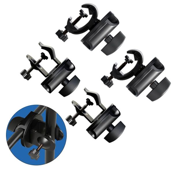 Accesorios Cuesta de soporte de soporte universal para soporte de micrófono de escritorio Montaje soportador de rotación de 360 grados para micrófono Clamp de brazo cruzado de trípode