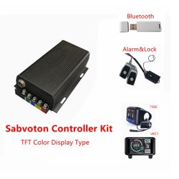 Accessoires US Stock Sabvoton (MQCON) V1 V2 72V 80A 100A 150A 200A Contrôleur pour 3000W12000W Motor de vélos électrique avec Bluetooth