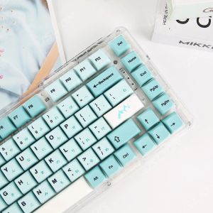 Accessoires USLION 126 KEYS ICEBERG THEMA XDA PROFIEL KeyCaps voor gaming mechanisch toetsenbord PBT kleurstof sublimatie Engelse Japanse sleutel caps