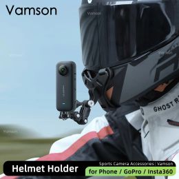 Accessoires Vamson voor GoPro Hero 12 Accessoires Motorfietshelmband Chin Stand Mount voor GoPro Hero 11 10 9 8 7 voor Insta360 X3 One X2