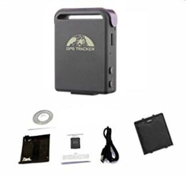 Accessoires véhicule GPS Tracker TK102B Charger câblé Car GSM GPS GPRS Suivi du dispositif de suivi de la voiture Système d'alarme