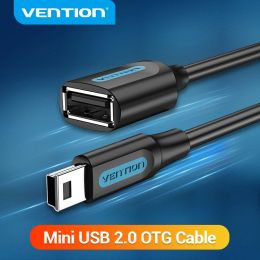 Accessoires Vention Mini USB OTG Adapter Cable Mini Male USB Male à USB 2.0 Femme pour tablette Samsung MacBook Pro USB OTG Adaptateur 0,1m 0,25m Nouveau