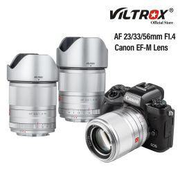 Accessoires Viltrox pour l'objectif EFM Canon 23 mm 33 mm 56 mm F1.4 Portrait Auto Focus Great angle APSC Canon EOS M CAME M5 M6 M100 M200 M50