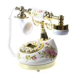 Accessoires Vintage Téléphone Téléphone classique Antique Retro Téléphone Cordond Home Téléphone Old Téléphone pour Home Office Hotel Decoration