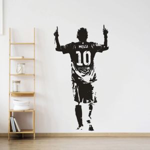 Accessoires Vinyl Wall Stickers Football Player Secal Soccer Football Football Star Wallpaper Wallpaper Affiche Roomable Room Decor Wall Sticker G07