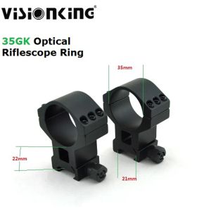 Accesorios Visioning Soporte de la vista óptica para el alcance de rifle Anillos de montaje de 35 mm Riflescopio Montaje de montaje de 21 mm Picatinny Base Montaje