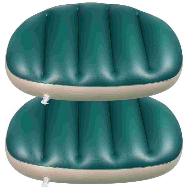 Accessoires VorCool 2PCS PVC Chaise de pêche Chaise de pêche coussin de pêche pour bateau de pêche (vert)