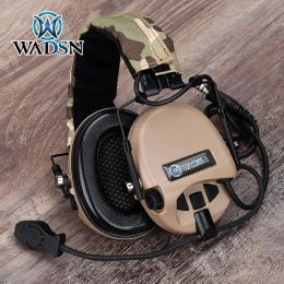 Accessoires wadsn headset sordin msa softair communicatie lawaai reductie oortelefoon oorteleline interflow tactical jagen schiet hoofdtelefoon