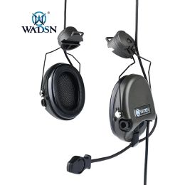 Accessoires Wadsn MSA Headset tactique avec adaptateur de rail de casque rapide Airsoft CS Shooting Headset Accessoires de communication de l'armée